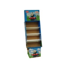 Pop Corrugated Paper Display Stand, Cardboard Display Shelf